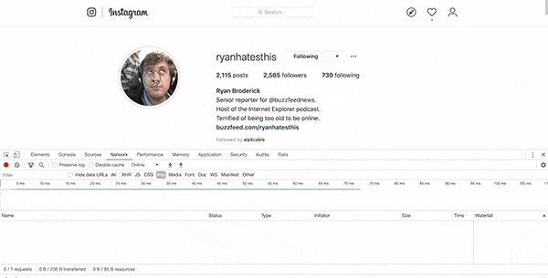 Buzzfeed Insta hack Test