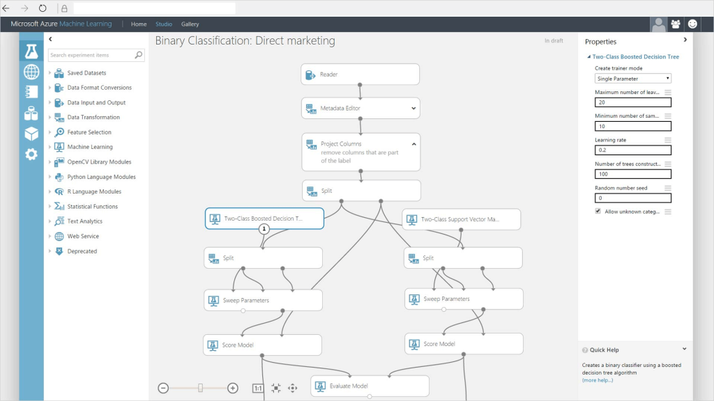 Azure Machine Learning Studio