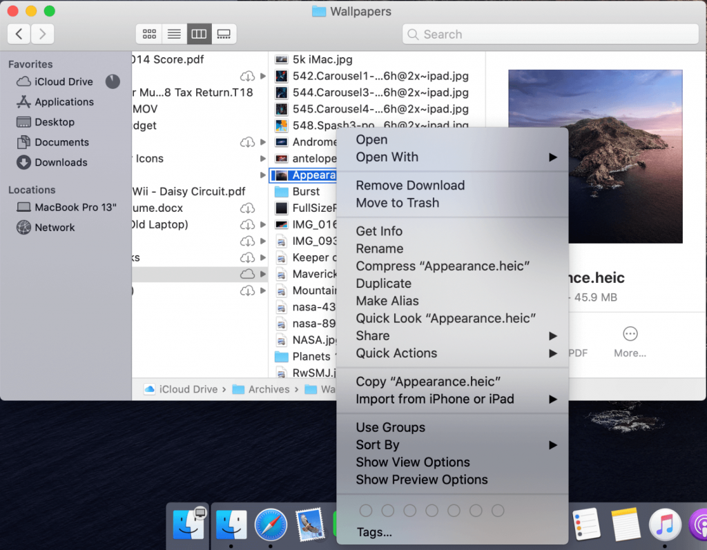 Save Files on iCloud