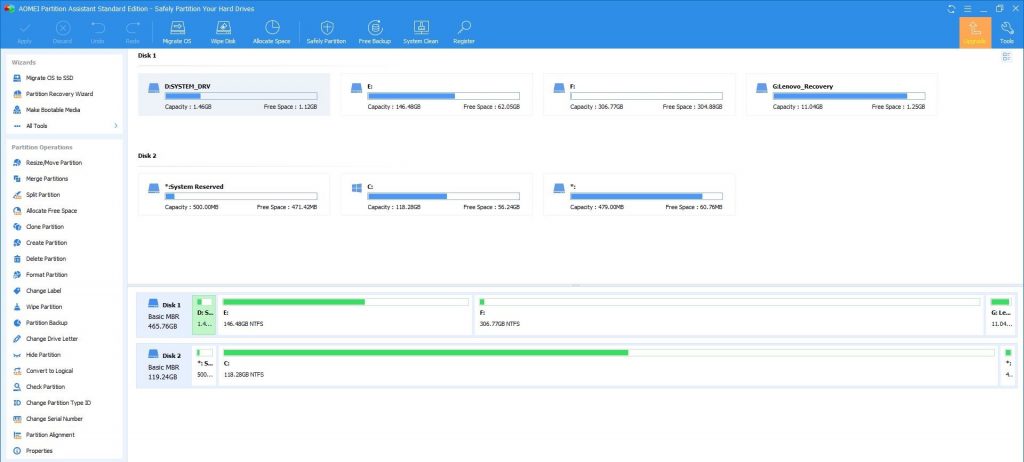 AOMEI Partition Assistant