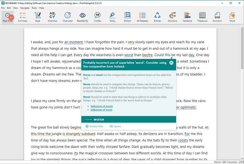 prowriting aidalternative to grammarly