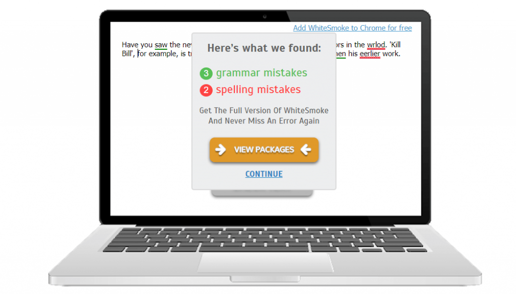 whitesmoke - Grammarly alternative