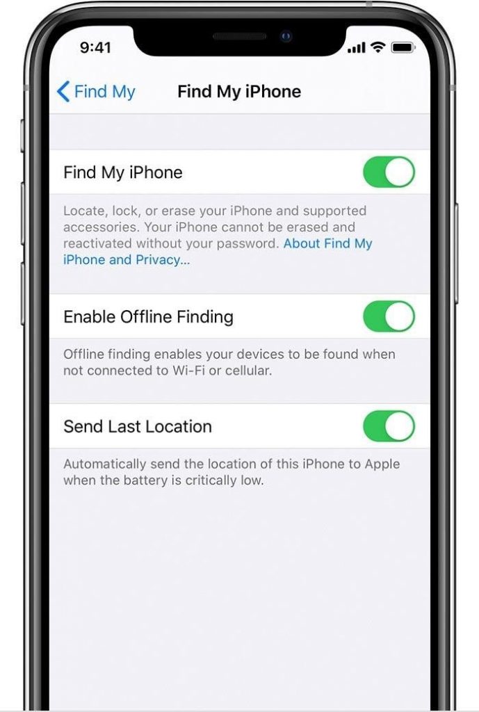 enable location sharing