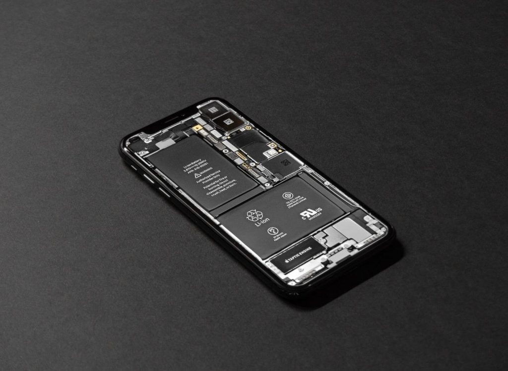 the smartphone battery