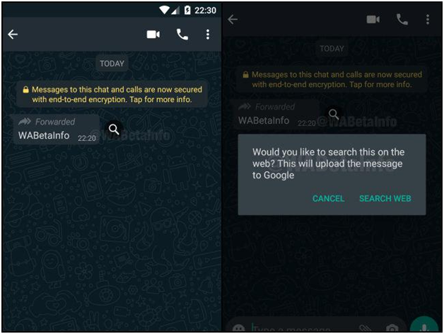 whatsapp fake message