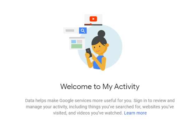 Google Activity History - Myactivity