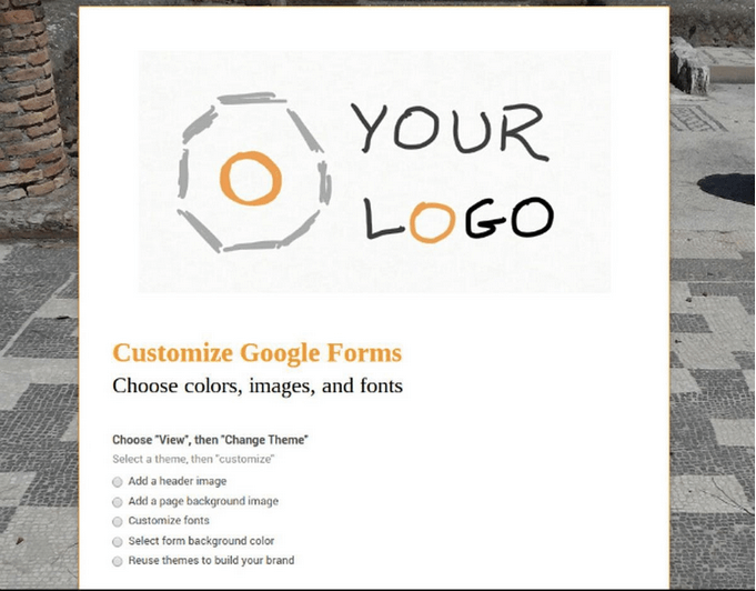 Customize Your Forms
