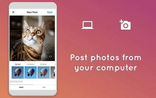 Posting Pictures and Videos from PC Becomes Easier