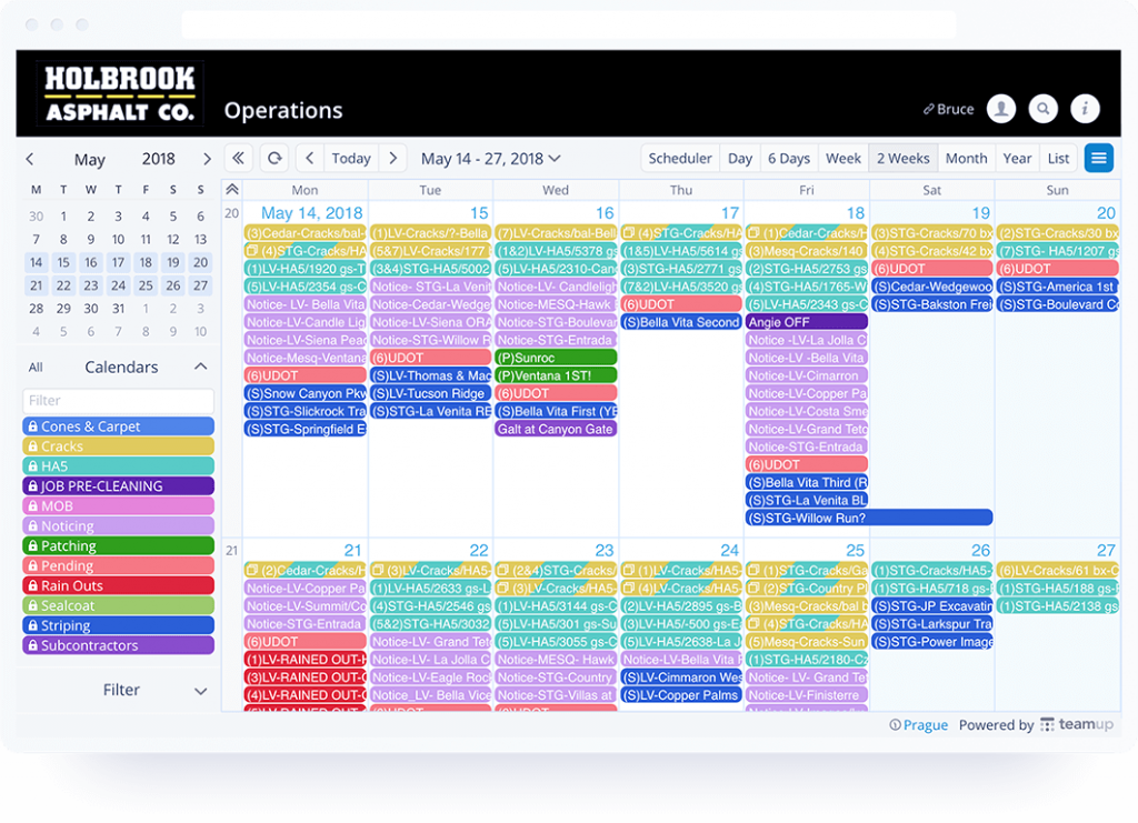 alternative to Google Calendar teamup