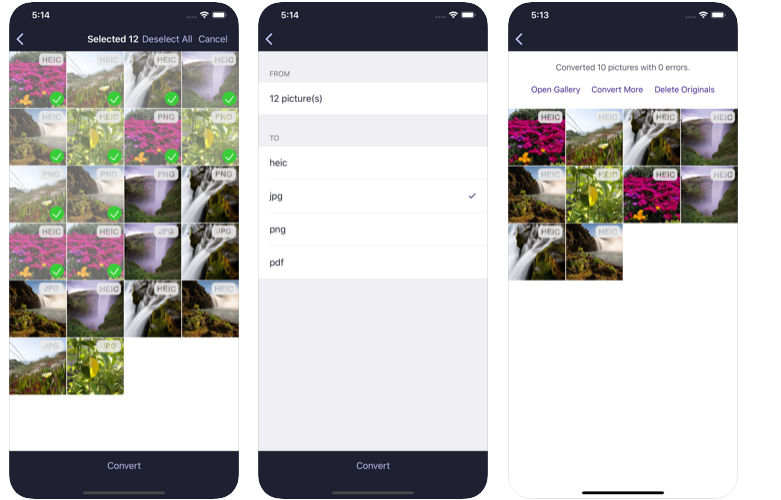 convert heic to jpg on iphone Luma