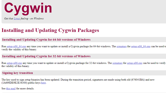 Cygwin Terminal
