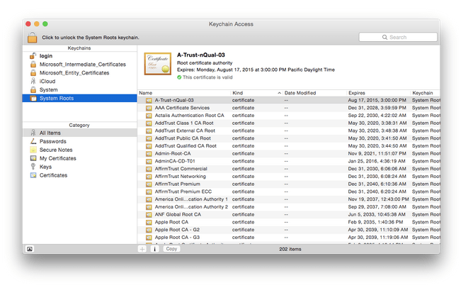 iTunes Can’t Verify the Identity of the Server