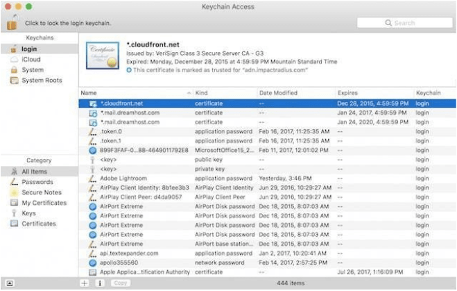 What does it mean when iTunes can't verify the identity of the server