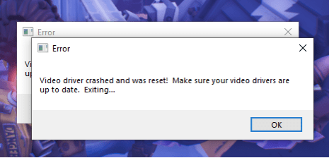 How do I fix my video driver