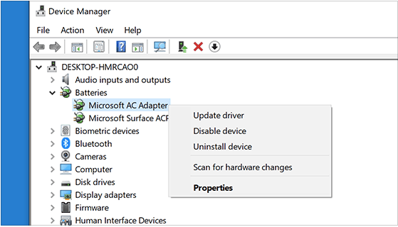 Update Device Driver