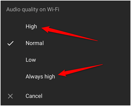 audio quality