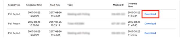 download meeting report on zoom