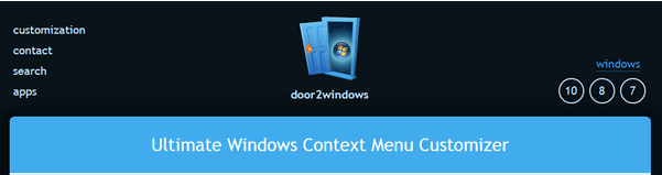 Windows 10 Context Menu Editor