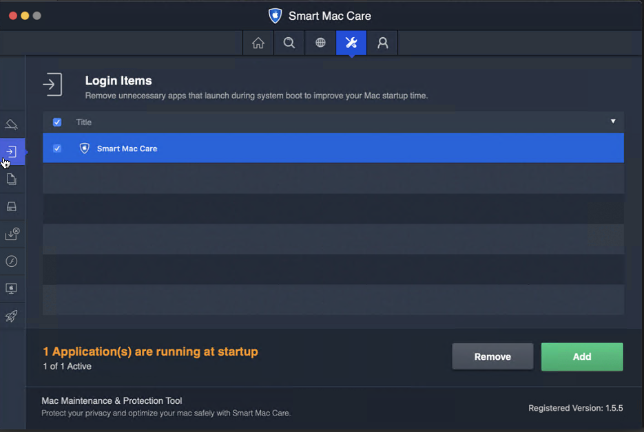 login items