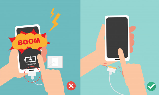 phone heats up charger
