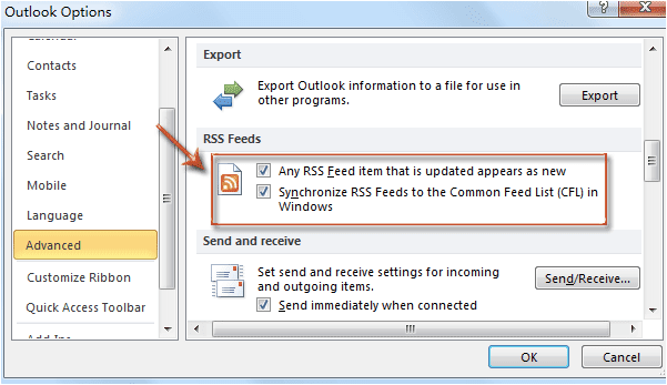Disable RSS