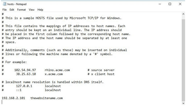 How to Edit Hosts File
