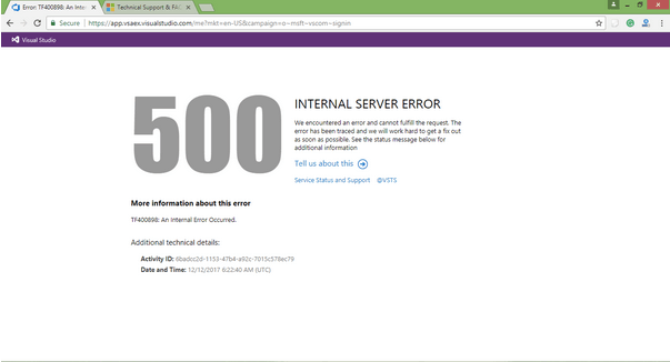 What is 500 Internal Server Error