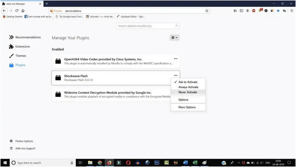 Customize Flash Settings on Firefox