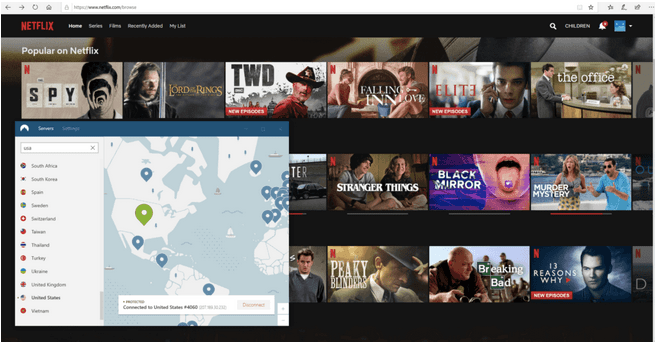 Use NordVPN for watching Netflix
