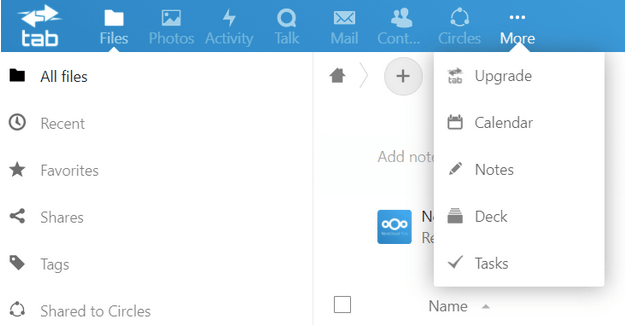 storage space through a local file explorer