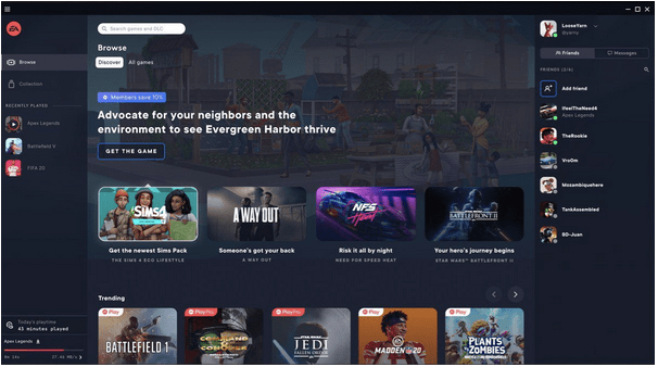 Origin Client Loading Issues