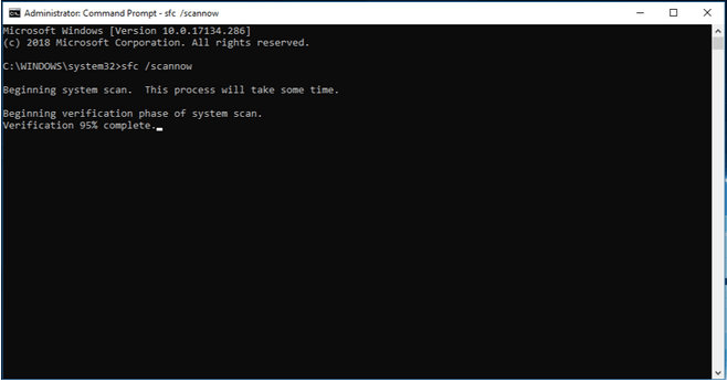 Run an SFC Scan