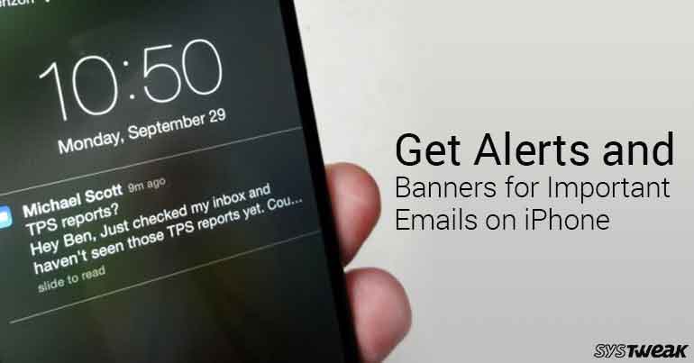 How To Get Alerts And Banners For Important Emails On Iphone