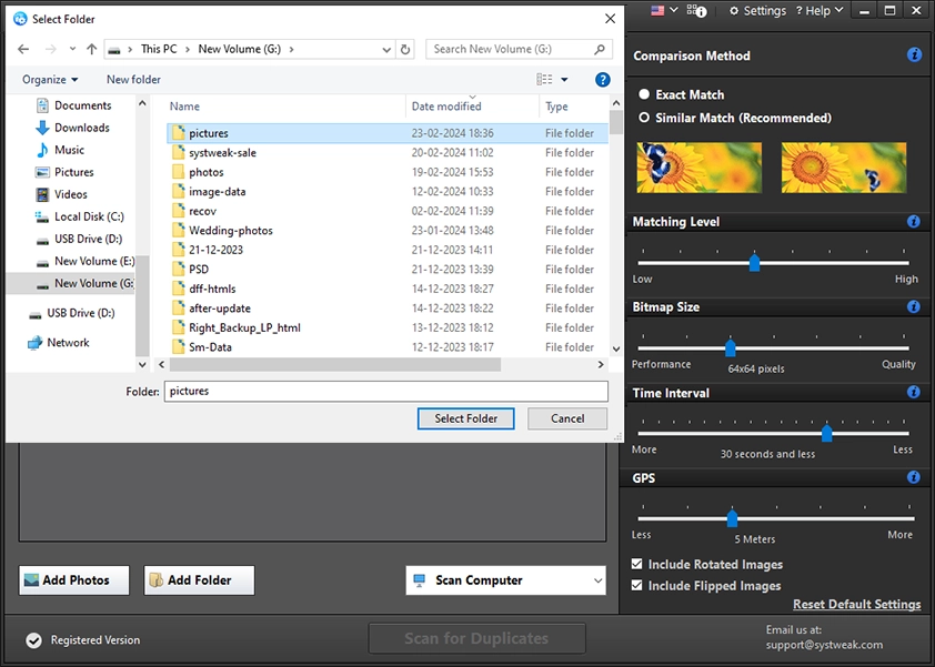 Find all Your Images Sorted in the Final Folder